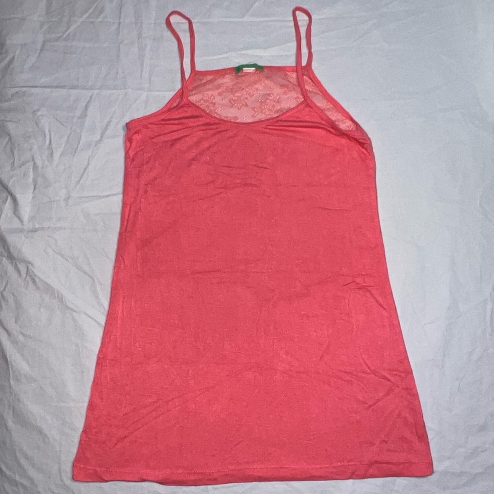 Honeydew Intimates peach cami with lace back